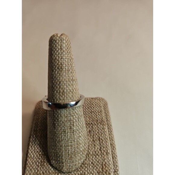 Sterling Silver Ring 925 Round and oblong stones size 7 - Picture 3 of 7